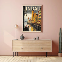 Lindau A Picturesque Lakeside Town Poster