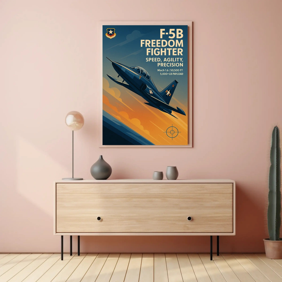 F-5B Freedom Fighter Poster