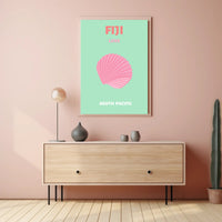 Fiji Tropical Getaway Print - Travel Poster PosterGoat