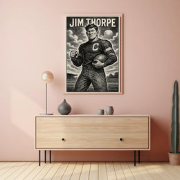 Jim Thorpe Legendary Athlete Poster