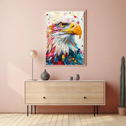 Mystical Elegance: Enchanting Pond Fantasy Art Poster PosterGoat