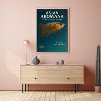 Asian Arowana Majesty of the Waters Poster