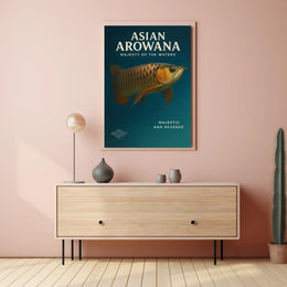 Asian Arowana Majesty of the Waters Poster
