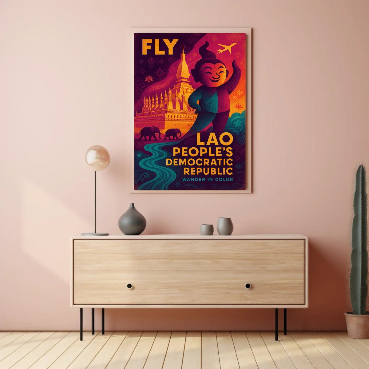 Explore the Lao Peoples Democratic Republic Poster