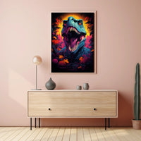 Roaring Jurassic Poster PosterGoat