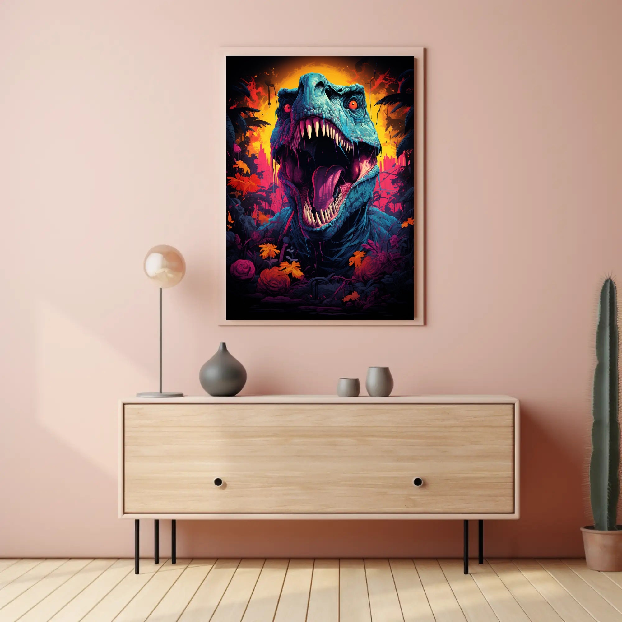 Roaring Jurassic Poster PosterGoat