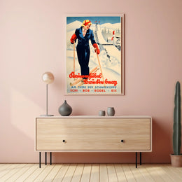 Winter Sports At The Foot Of The Poster