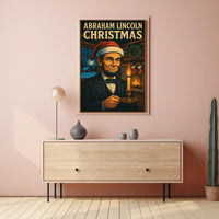 Abraham Lincoln Christmas Poster