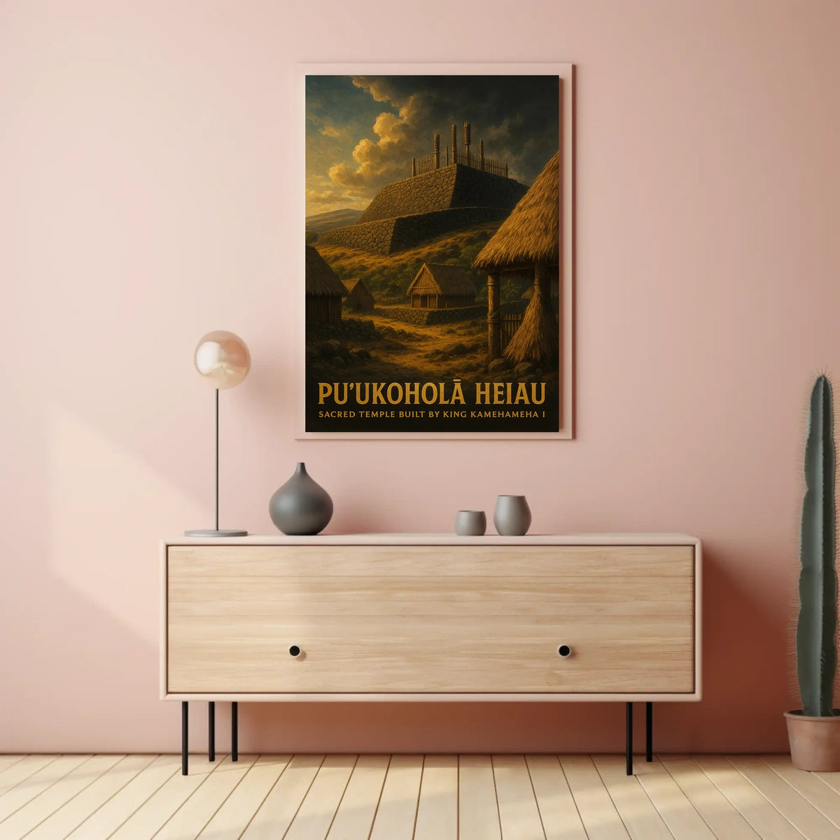PuUkoholā Heiau Sacred Temple Poster