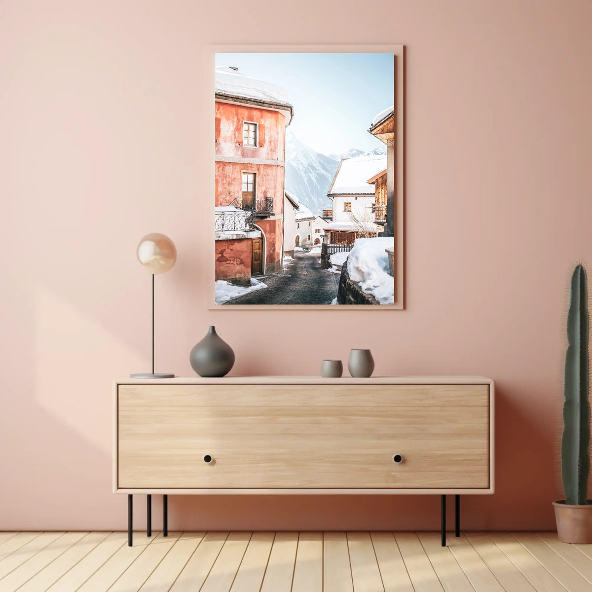 Winter Village Serenity Poster
