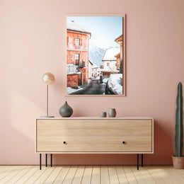 Winter Village Serenity Poster