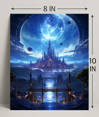 Celestial Cityscape Poster