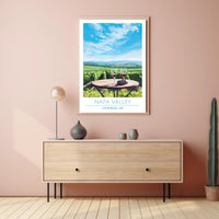Napa Valley Wine Country Travel Poster