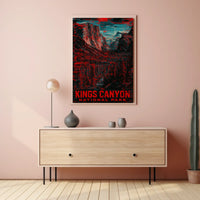 Kings Canyon National Park Poster