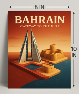 Bahrain Gateway to the Gulf Cultural Heritage Poster
