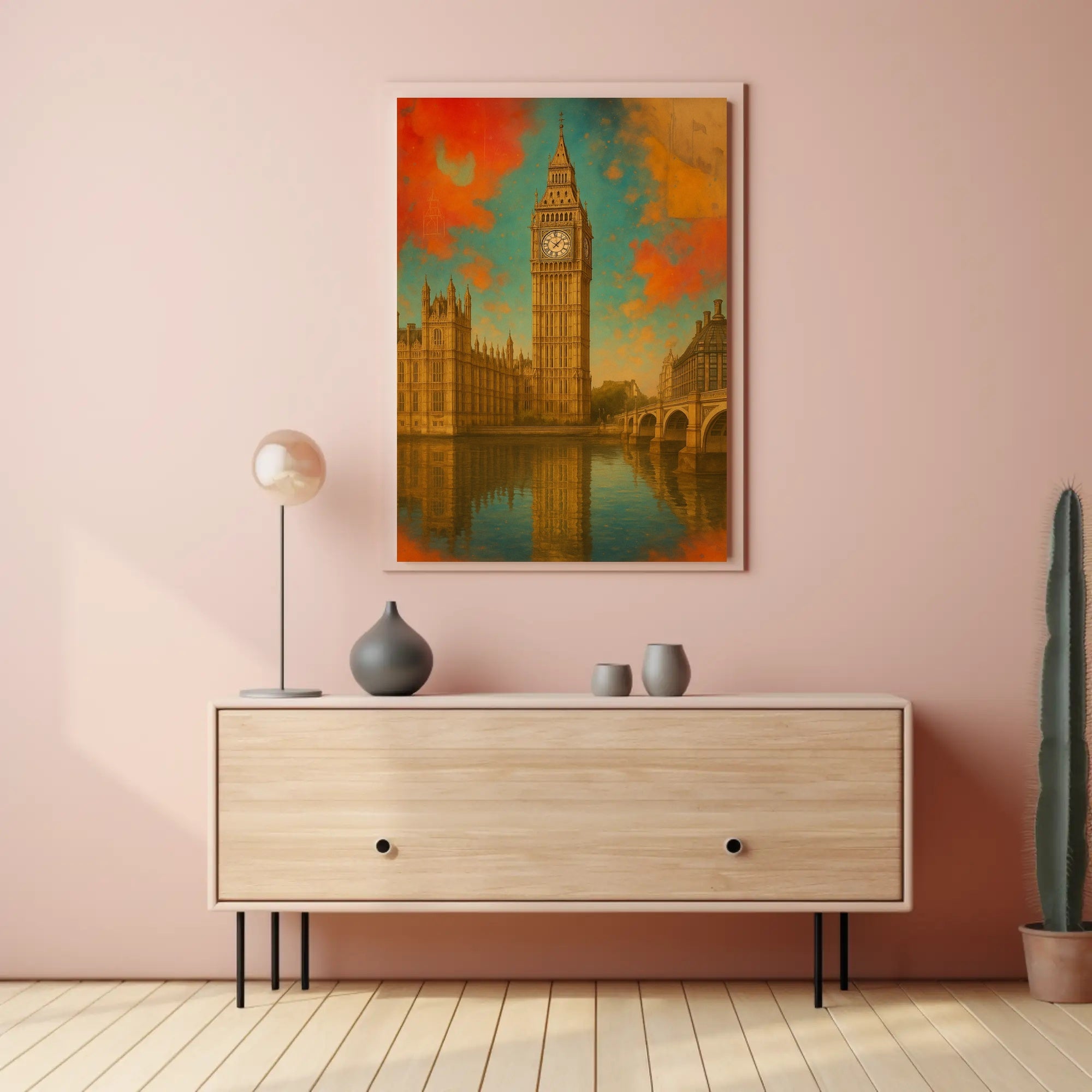 Big Ben London Dreamscape Art Travel Poster