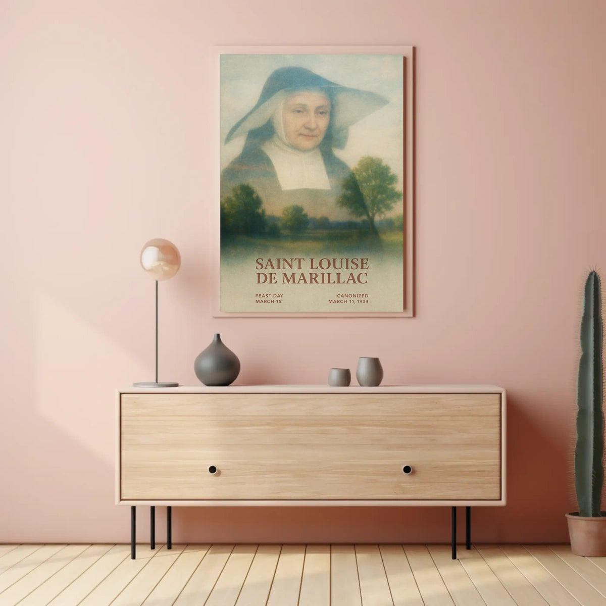 Saint Louise De Marillac Poster