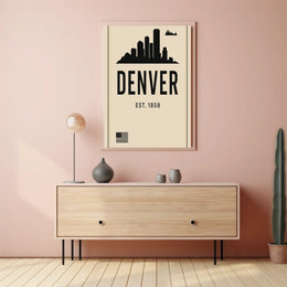 Denver Skyline Est. 1858 Poster