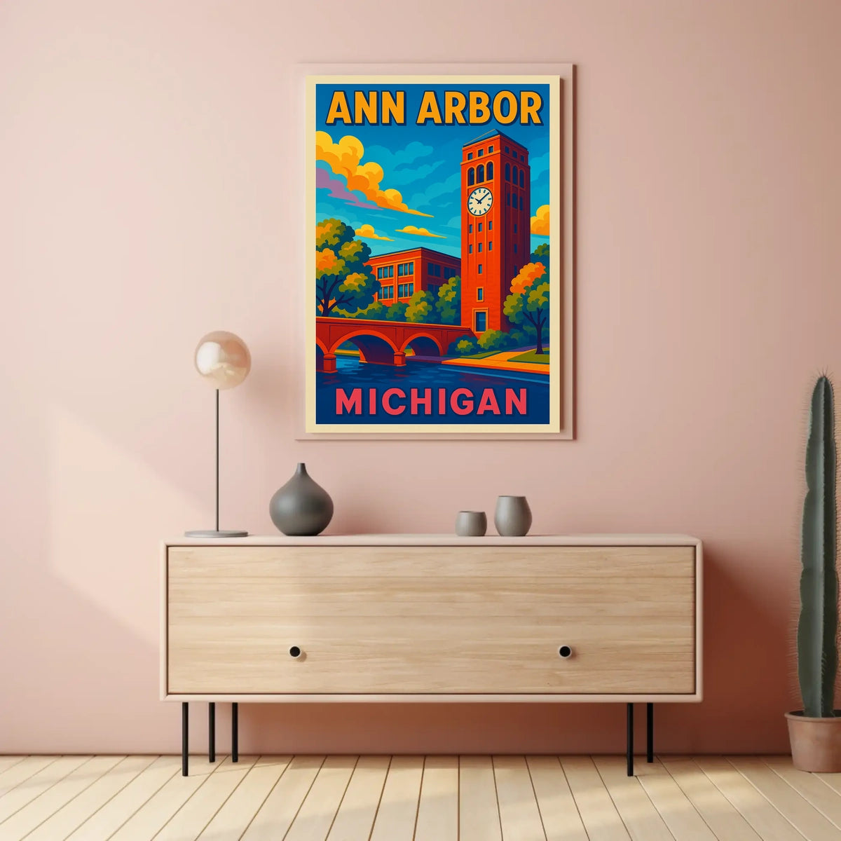 Ann Arbor, Michigan Poster
