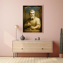 Michelangelo Divine Craftsman of the Renaissance Poster PosterGoat
