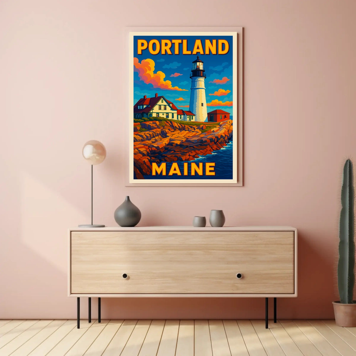 Portland, Maine Lighthouse Poster