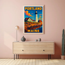 Portland, Maine Lighthouse Poster