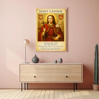 Saint Casimir Poster PosterGoat