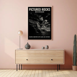 Pictured Rocks Of Michigan Poster