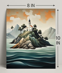 Island Sanctuary Poster PosterGoat