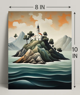 Island Sanctuary Poster PosterGoat