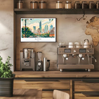 Austin Cityscape Poster