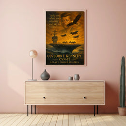 Uss John F. Kennedy Cvn-79 Poster