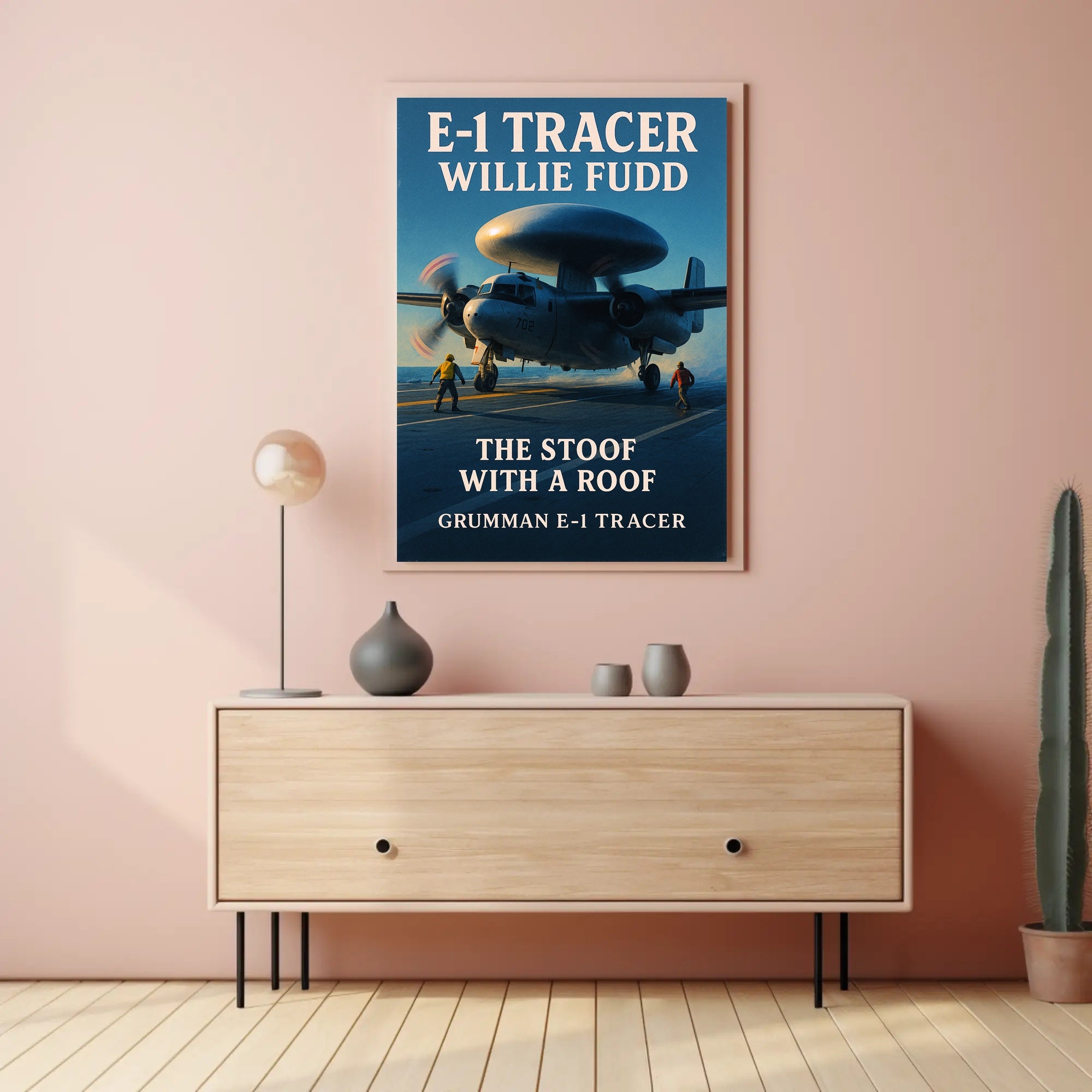 E-1 Tracer The Stoof with a Roof Poster PosterGoat