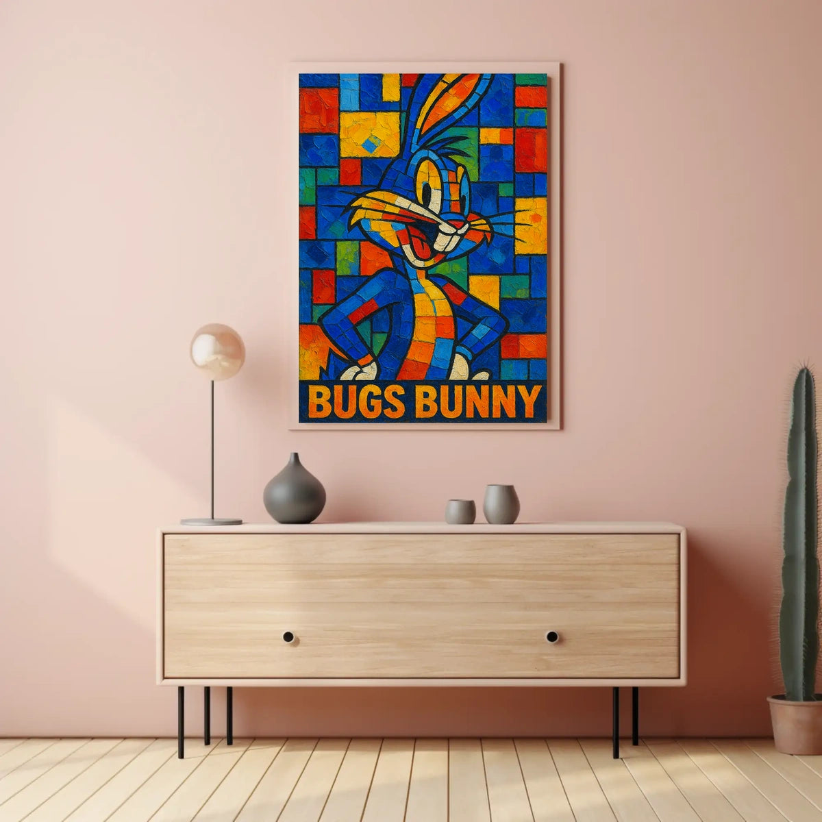 Bugs Bunny in Vibrant Colors Poster