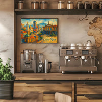 Costa Rica Cityscape Poster