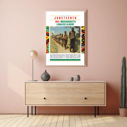 Black History Event: 1641 Slavery Legalization Educational Poster