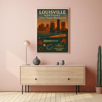 Louisville, Kentucky Where Tradition Meets Innovation Poster