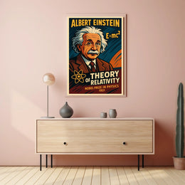 Albert Einstein Theory Of Relativity Poster