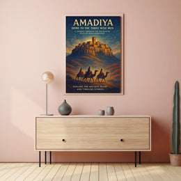 Amadiya Home to the Three Wise Men Poster