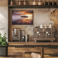 Tranquil Sunset Reflection Poster