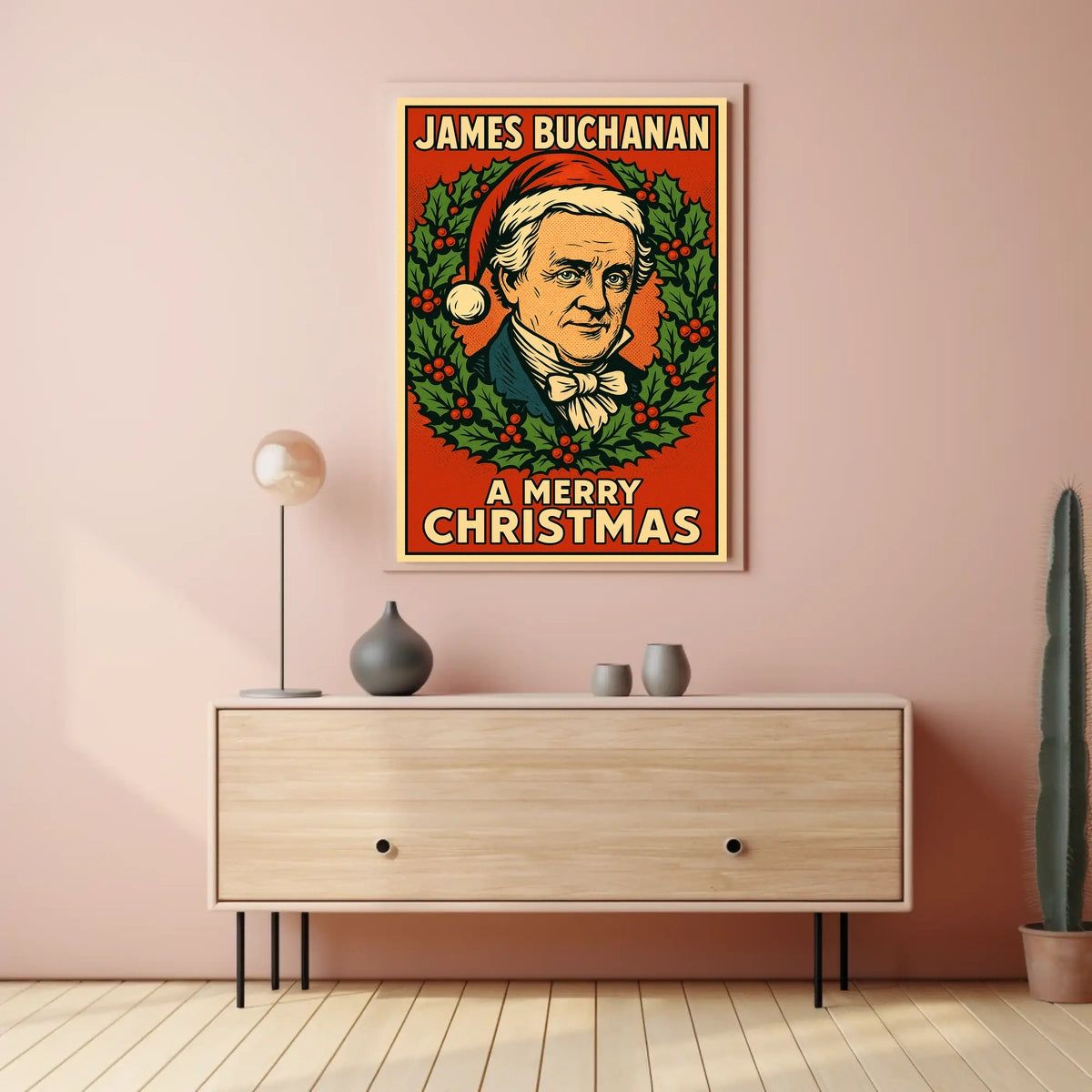 James Buchanan A Merry Christmas Poster