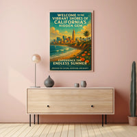 Welcome to Californias Hidden Gem Poster PosterGoat