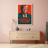 Donald Trump Visionary Vanguard Pop Art Poster