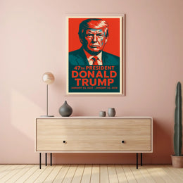 Donald Trump Visionary Vanguard Pop Art Poster