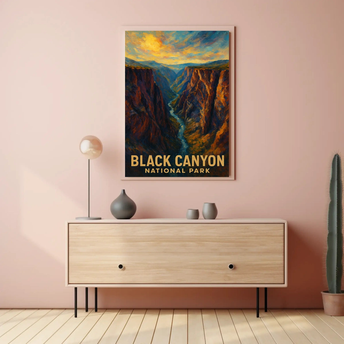 Black Canyon National Park Poster Museum Quality Art Print