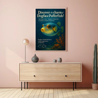 Discover The Charm Of Dogface Pufferfish Poster
