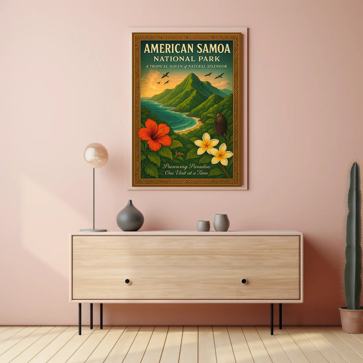 American Samoa National Park: A Tropical Haven Poster