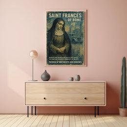 Saint Frances Of Rome Poster