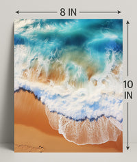 Ocean Waves Poster