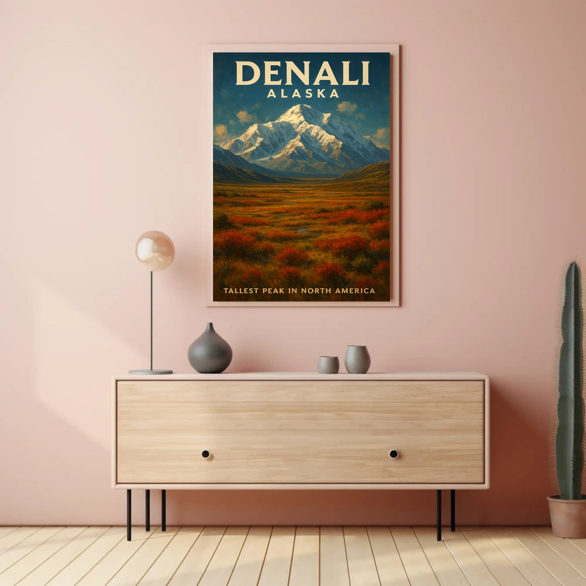 Denali Tallest Peak In North America Poster